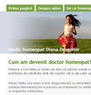 corporate id, web design, cms pe platforma wordpress, optimizare site - Doctor Homeopat