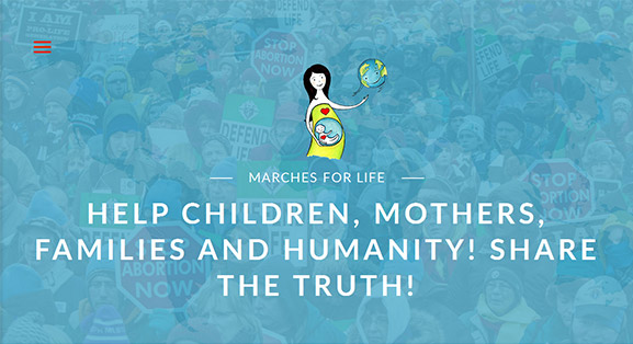 captură website Marșul pentru viață 2016